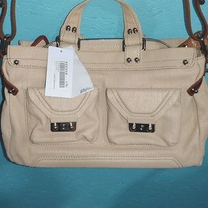 *BNWT*authentic 3.1 PHILLIP LIM genuine suede satchel handbag